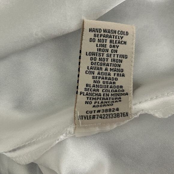 ECI Women Top 4 Metallic Silver Floral Rhinestone Neck Babydoll Disco‎ Glam Boho - Picture 9 of 11